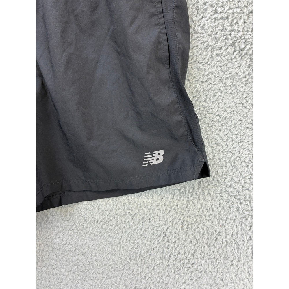 New Balance Athletic Running Shorts Mens L Gray Gym Workout Training Track Sport - Picture 3 of 15
